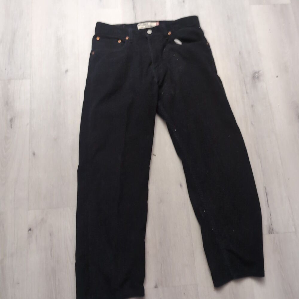 Levis 559 Relaxed Straight Leg Corduroy Pants Men's Size 33 Black